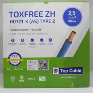 Cable libre de halógeno H07Z1-K 2,5